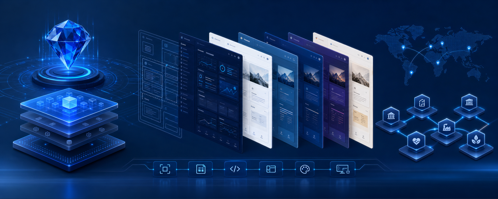 Баннер о Mirage, multi-layout и multi-skin-представлении в Sapphire I.C.D.S.